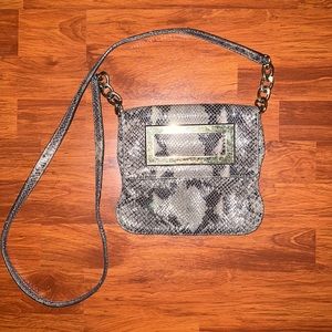 MK snake print purse